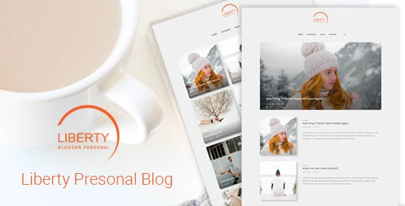 Liberty – A Clean Personal WordPress Blog Theme