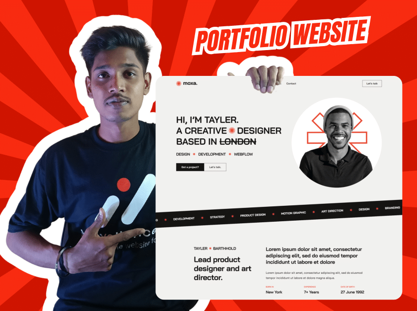 Portfolio website Design By Innovellence