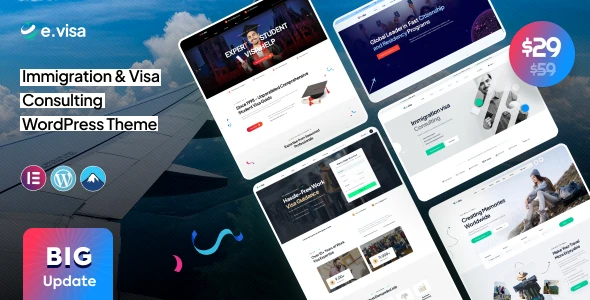 Evisa – Immigration and Visa Consulting WordPress Theme